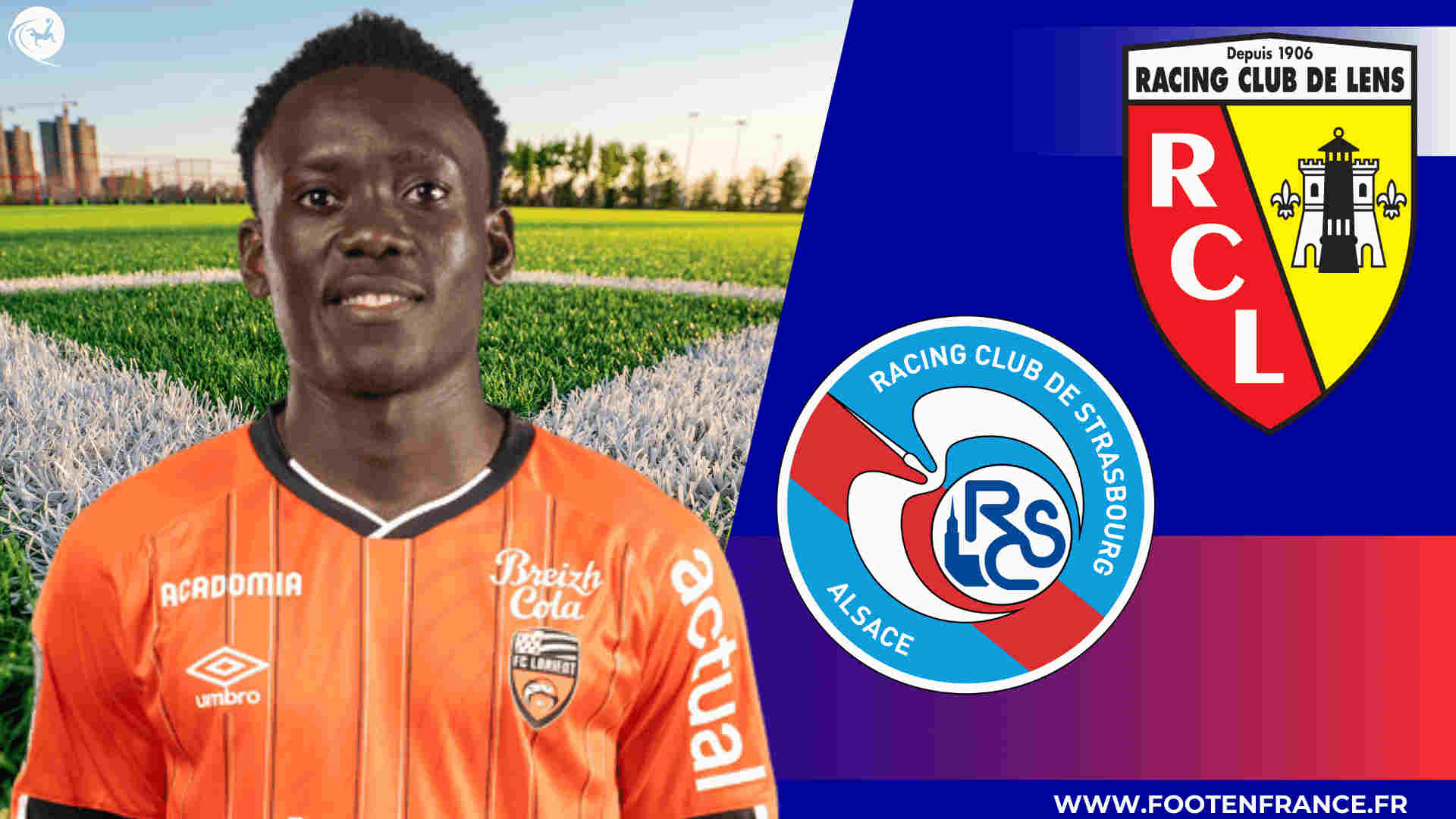 Arthur Avom (FC Lorient) intéresse le RC Strasbourg et le RC Lens